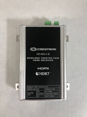 Crestron HD-RX3-C-B Shielded Twisted Pair HDMI Receiver - Surplus Crestron