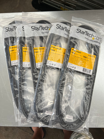 Startech HDMI Cables 10Ft / 3m High Speed HDMM10- New Pack of 5. - Surplus Crestron